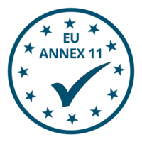 Logo depicting that 5thPort's eConsent software is Eudralex Annex 11 compliant.