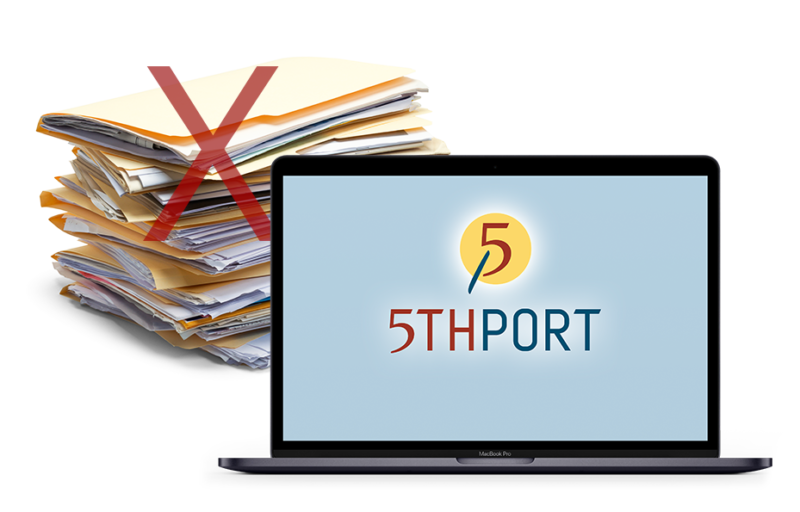 5thPort's eConsent software reduces the amount of paperwork, ensuring everything is logged digitally.