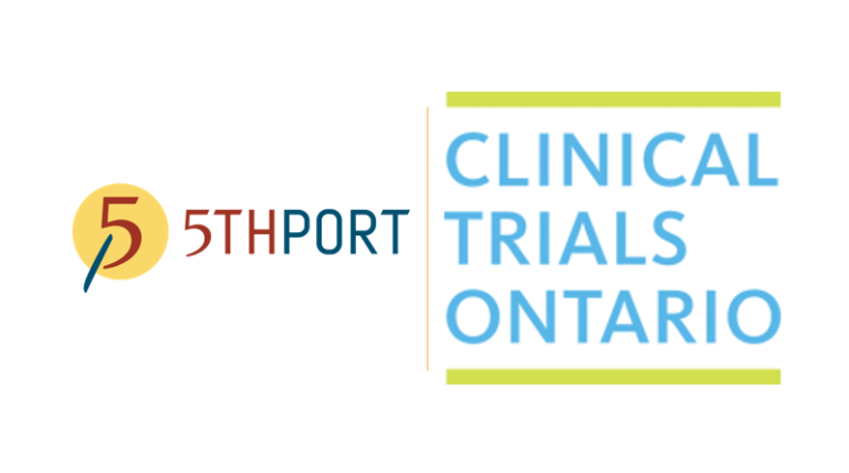 5thPort virtual booth at Clinical Trials Ontario