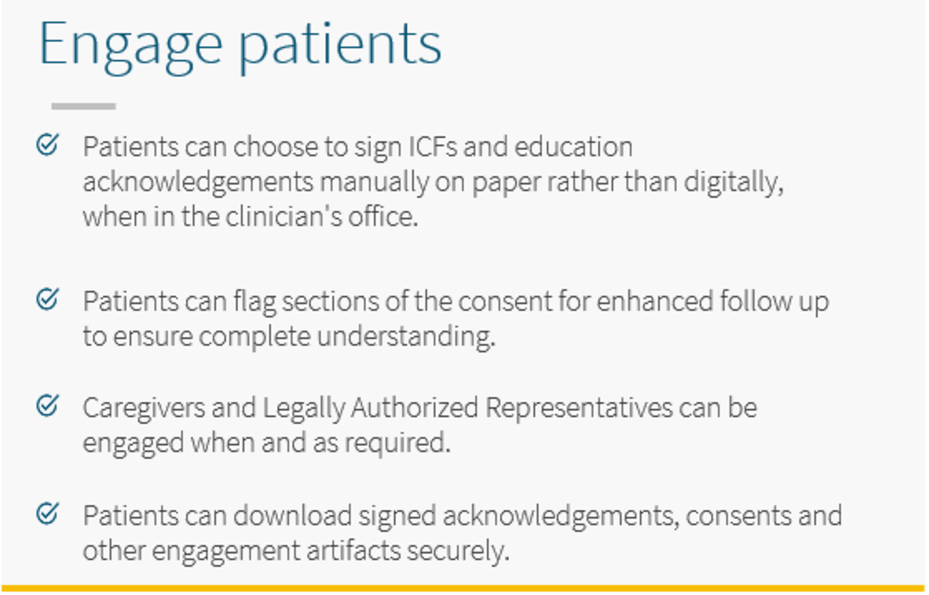 Platform NEW – engage patients